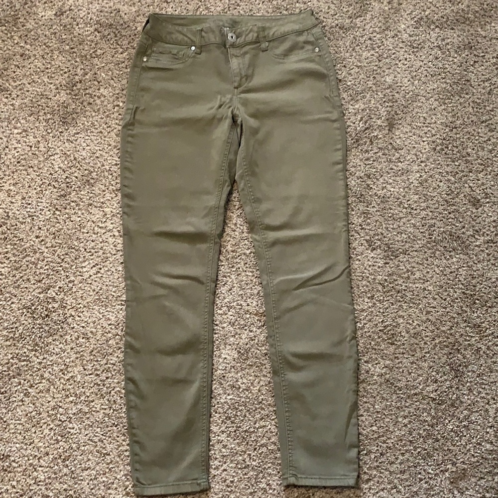 Green maurices skinny jeggings